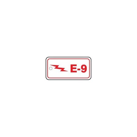 Accuform RP-Plastic, 3-1/4 in Width, 0.075 in Height, , 5 PK TDF309VPM